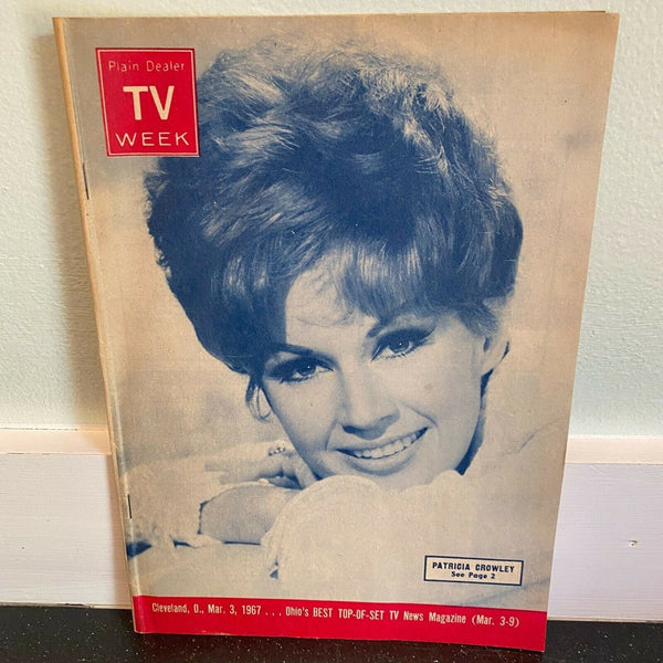 TV Week March 3 1967 Patricia Crowley Cleveland Plain Dealer Local Guide