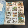 Golden Stamp Book of Snakes Turtles and Lizards Complete Unused 1971 Vintage