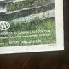 AAA North Carolina South Carolina Travel Road Map Vintage 1986