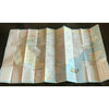 AAA North Carolina South Carolina Travel Road Map Vintage 1986