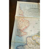 Vintage Germany and its Approaches Map WWII National Geographic 1944