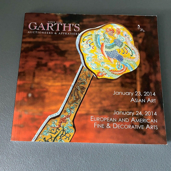 Garths Auction Catalog January 23 24 2014 American European Asian Art