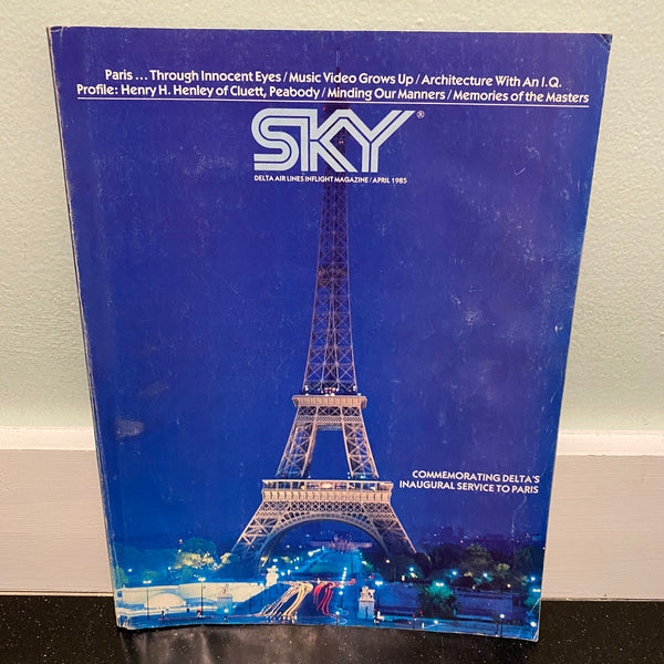 Sky April 1985 Delta Air Lines Inflight magazine
