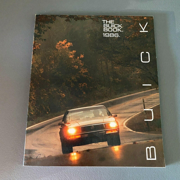 Buick 1986 Car Sales Brochure 90+ page Catalog LeSabre Century Skyhawk Century