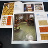 Congoleum Cushioned Vinyl Brochure Lot Vintage 1970 70s decor