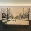 Van Wert Ohio Postcard Vintage 1912 South Washington Street Girls Horse Carriage