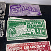 Brunner Booth Photo Developing Coupons Lot of 16 vintage advertising 1950s