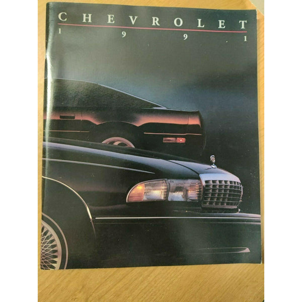 Chevrolet 1991 Brochure 104pg Cavalier Camaro Corvette Lumina Beretta Caprice