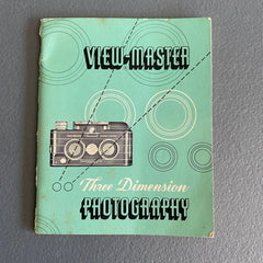 View-Master Stereo Camera Three Dimension Photography 1952 Manual