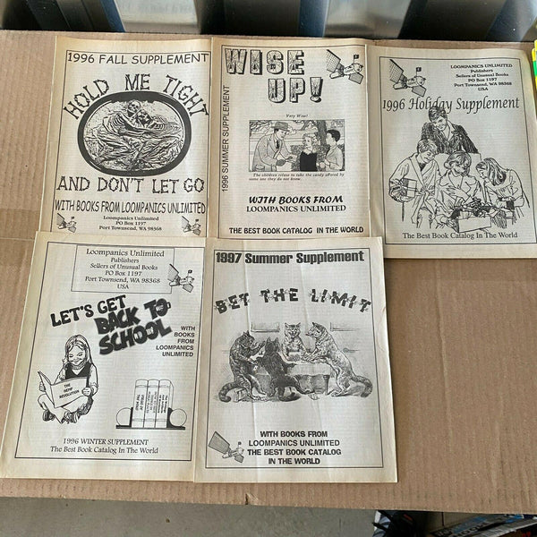 Loompanics Books Catalog Supplements 1996 1997 Survivalist Prepper Libertarian