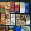 Mixed Vintage Matchcovers Lot of 65 1940s 1950s Pinups Advertising