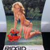 Ridgid Tool Calendar 1981 1982 Raquel Welch Pin-Up Vintage Advertising