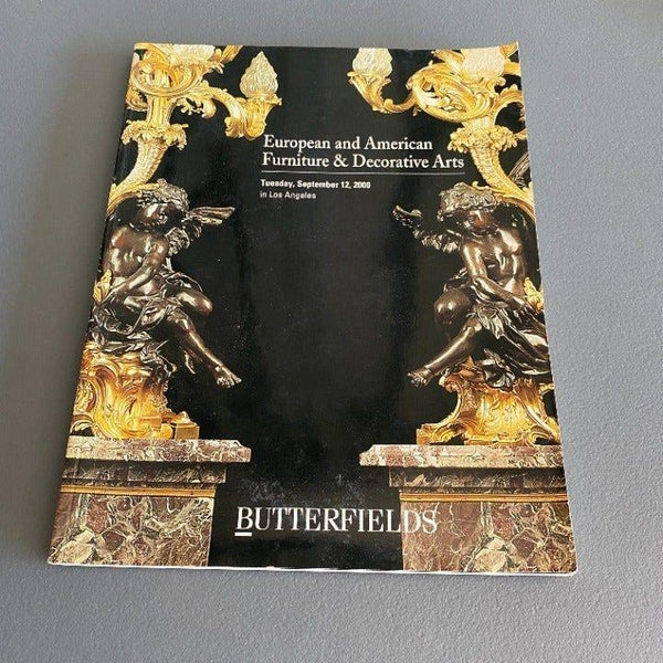 European American Furniture Butterfields Auction Catalog 2000 Decorative Arts
