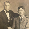 Two Young Men RPPC Postcard Partial ID Vintage Early 1900s Gay Interest?