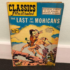 Classics Illustrated 4 Last of the Mohicans 1949 comic book HRN 60