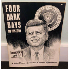 1963 Four Dark Days in History JFK's Assassination A Photo History Book Vintage