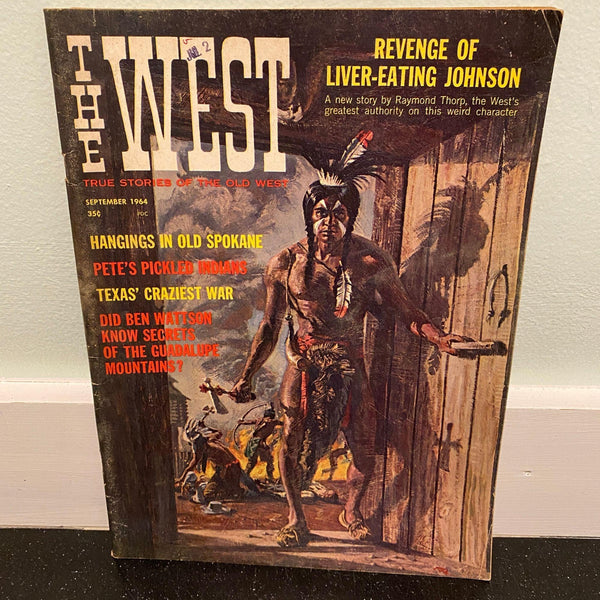 The West September 1964 western frontier magazine Spokane Indians