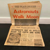Plain Dealer July 21 & 22 1969 Moon Landing Walk Return Complete Newspapers Lot