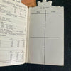 White Castle Hamburger Bridge Score Pads Lot of 2 Vintage 1950s
