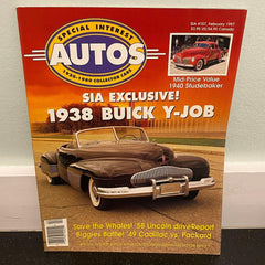 Special Interest Autos January February 1997 1938 Buick Y-Job car magazine