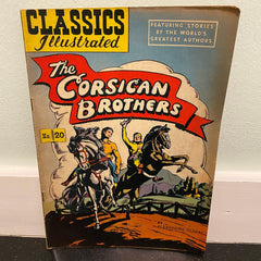 Classics Illustrated 20 The Corsican Brothers 1949 comic book HRN 62